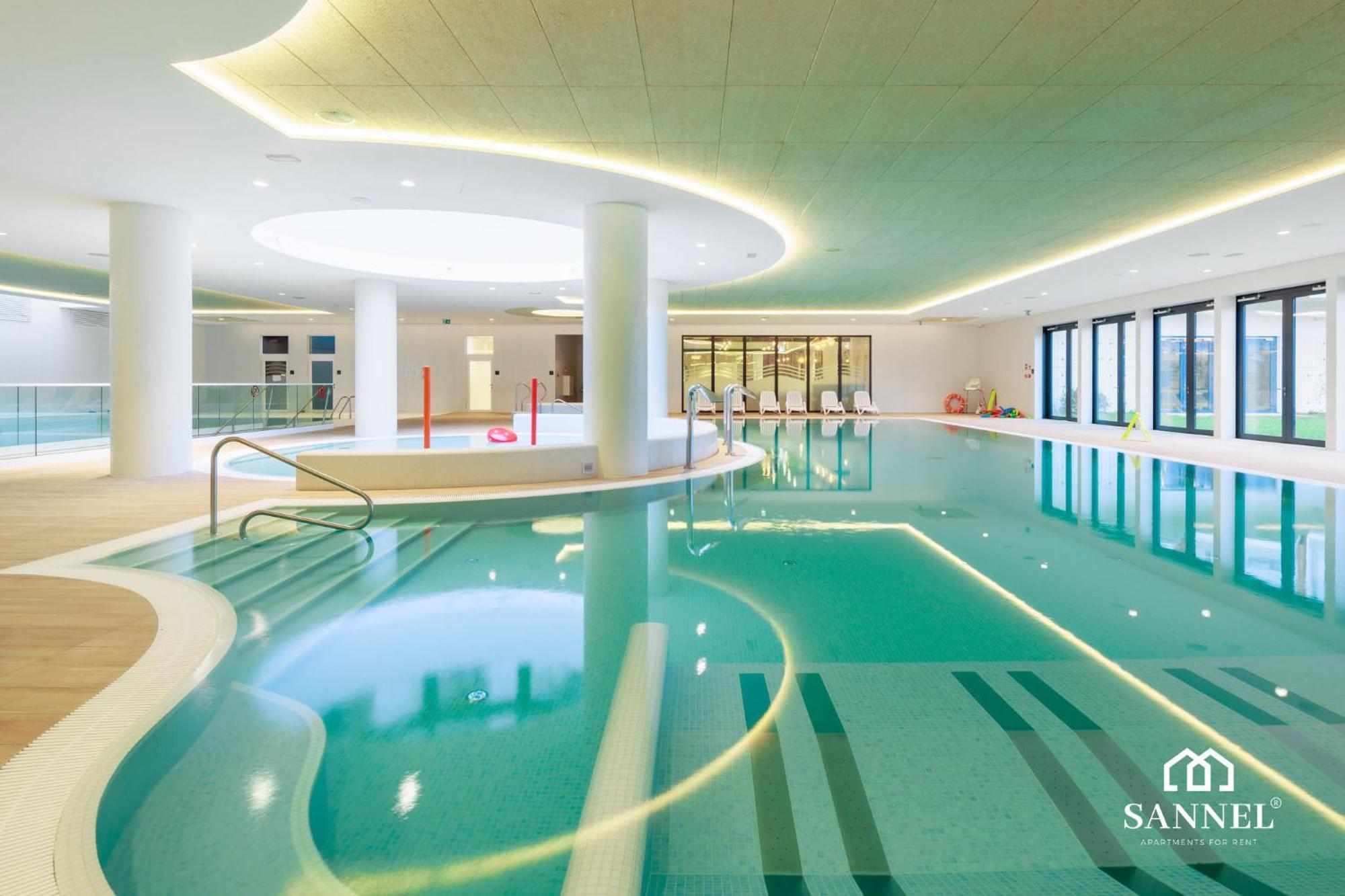 Apartament Baltic Blues Z Dostepem Do Basenow,Strefy Saun,Jacuzzi - Pinea Apartments Pobierowo - Sannel Apartments For Rent 외부 사진